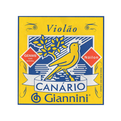 Encordoamento Giannini para Violão Nailon Canário Genw