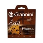 Encordoamento Giannini para Violino Aço/alumínio 4/4 Geavva