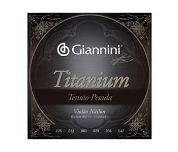 Encordoamento Giannini Titanium Violao Nylon Tensao Pesada - Gianinni