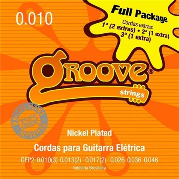 Encordoamento GROOVE Guitarra 010 GFP2