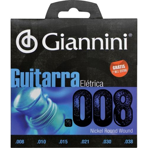 Encordoamento Guitarra 008-038 Geegst8 Giannini
