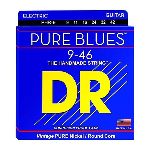 Encordoamento Guitarra 009 PHR-9 Pure Blues Pure Nickel Electric - DR