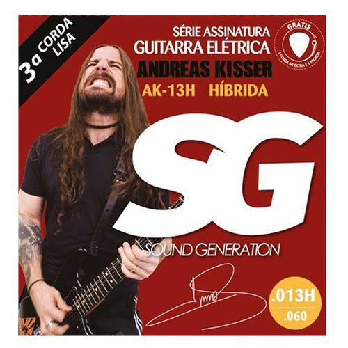 Encordoamento Guitarra 013 – SG – Andreas Kisser AK1
