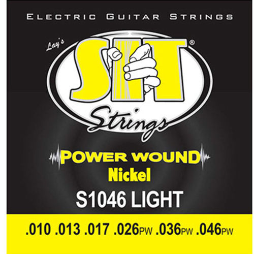 Encordoamento Guitarra 010 Sit Strings Power Wound Nickel S1046