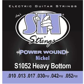 Encordoamento Guitarra 010 Sit Strings Power Wound Nickel S1052