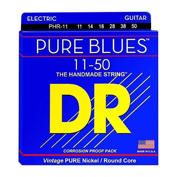 Encordoamento Guitarra 011 PHR-11 Pure Blues Pure Nickel Electric - DR