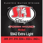 Encordoamento Guitarra 09 Sit Strings Extra Light S942