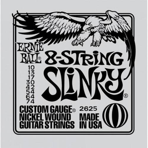 Encordoamento Guitarra 8 Cordas Ernie Ball 8 String Slinky 2625