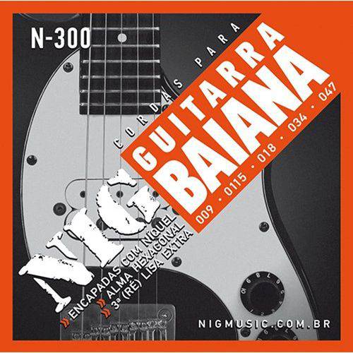 Encordoamento Guitarra Baiana Nig N300 .009 - .047
