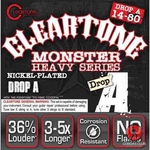 Encordoamento Guitarra Cleartone Monster Drop A 14/80
