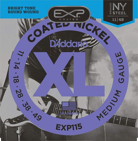 Encordoamento Guitarra DAddario EXP115 Regular Light 010 EXP - Moveis Print