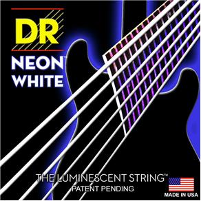 Encordoamento Guitarra DR Strings NWE-10 010-046 Hi-Def Neon White - Coated
