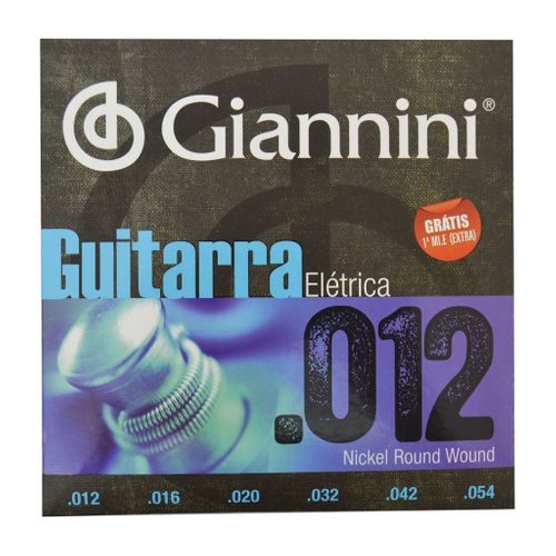 Encordoamento Guitarra Elétrica - Giannini