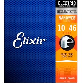Encordoamento Guitarra Elixir 010-046 Nanoweb Light