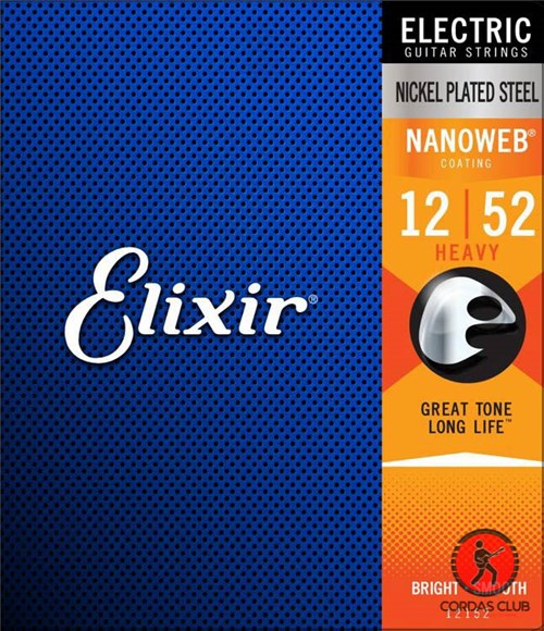 Encordoamento Guitarra Elixir Nanoweb 012- 12152