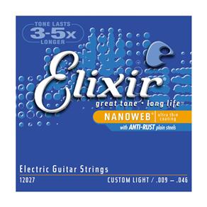 Encordoamento Guitarra Elixir Nanoweb 12027 0,09