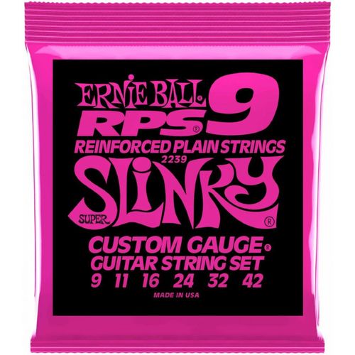 Encordoamento Guitarra Ernie Ball .009 / .042 2239 Rps9 Supe