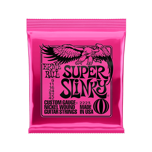 Encordoamento Guitarra Ernie Ball 09 Super Slinky - 2223