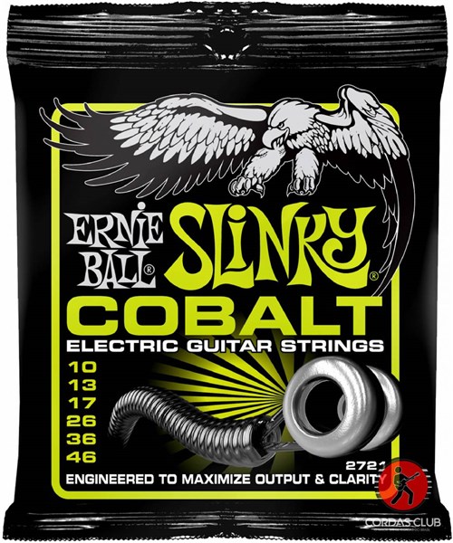 Encordoamento Guitarra Ernie Ball Cobalt 010 - 2721