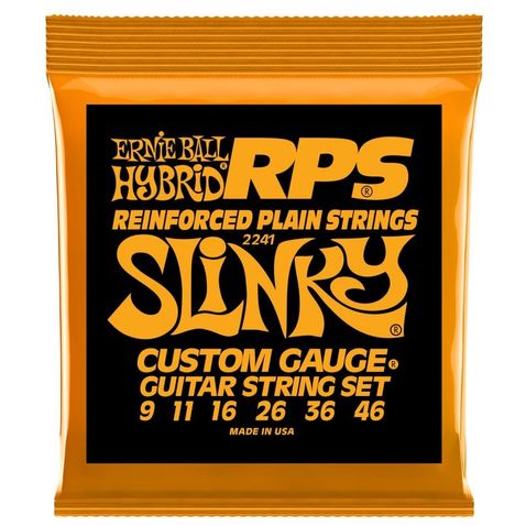 Encordoamento Guitarra Ernie Ball Rps-hy Hybrid Slinky 009.046