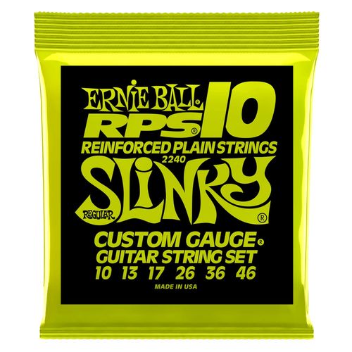 Encordoamento Guitarra Ernie Ball RPS10 Regular Slinky