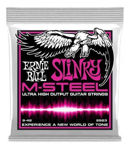 Encordoamento Guitarra Ernie Ball Slinky M-steel 09-042 2923