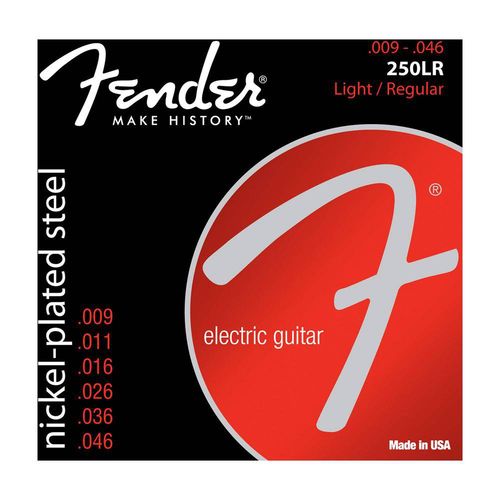Encordoamento Guitarra Fender 0,09 250 Lr
