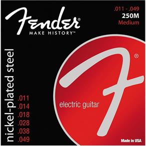Encordoamento Guitarra Fender 011 049 250M Nickel Plated