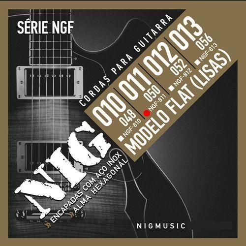 Encordoamento Guitarra Flat 011 Nig Ngf811