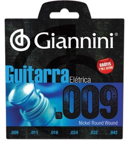 Encordoamento Guitarra GEEGST-9 Leve Giannini