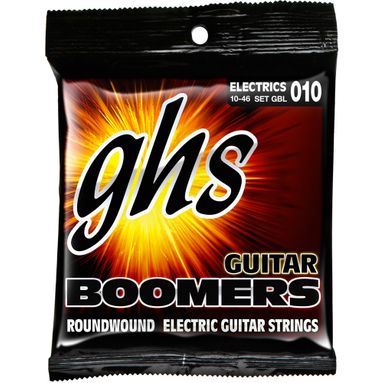Encordoamento Guitarra GHS 010-046 GLB Boomers Light