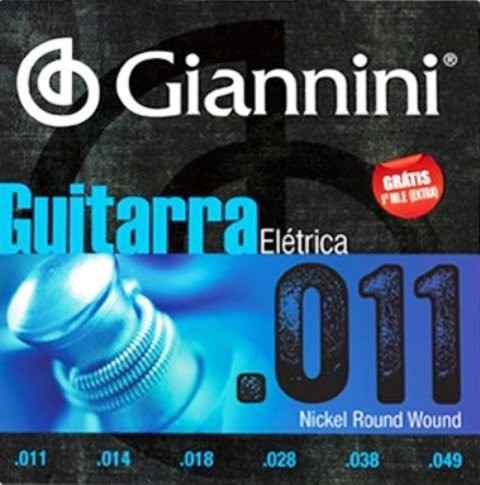 Encordoamento Guitarra Giannini 011 - GEEGST11