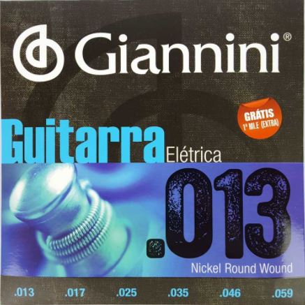 Encordoamento Guitarra Giannini 13/59 - GEEGST13