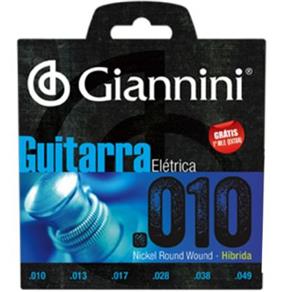 Encordoamento Guitarra Hibrida 0.10 Geegsth10 - Giannini