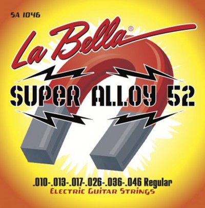 Encordoamento Guitarra La Bella Super Alloy Regular .010 Sa1046