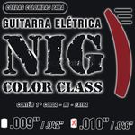 Encordoamento Guitarra Nig 010 N1641 Color Class Vermelho