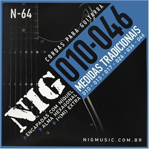 Encordoamento Guitarra Nig 010 N64 Traditional Class