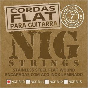 Encordoamento Guitarra Nig 010 Ngf810 Flat Wound