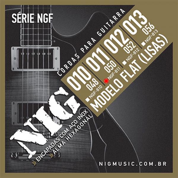Encordoamento Guitarra NIG .011/.050 NGF-811 Flat - EC0201 - Nig Strings