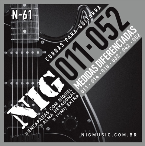Encordoamento Guitarra Nig 011- N61