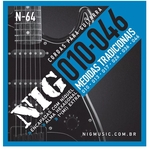 Encordoamento Guitarra Nig N64 010/046 Tradicional
