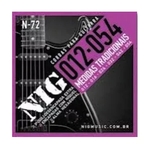 Encordoamento Guitarra Nig N72 0.12 - 0.54 Tradicional