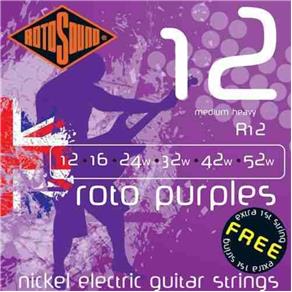 Encordoamento Guitarra Rotosound R12 .012-052 Roto Purples - EC0158