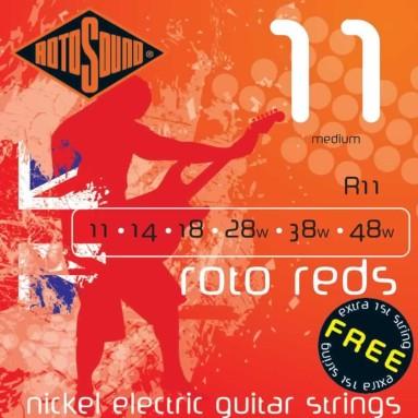 Encordoamento Guitarra Rotosound R11 (roto Reds) 011 - Rotosound