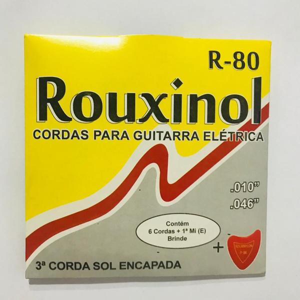 Encordoamento Guitarra Rouxinol R80