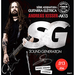 Encordoamento Guitarra SG Signature Andreas Kisser