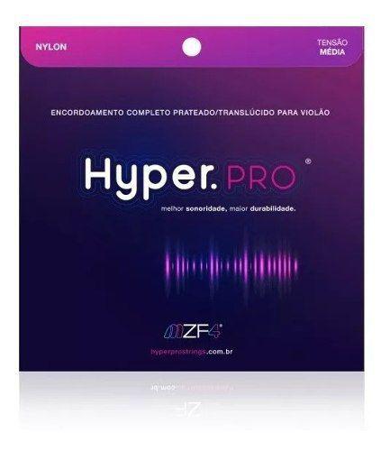 Encordoamento Hyper.pro La Bella Violão Nylon Tensão Média - Hyperpro