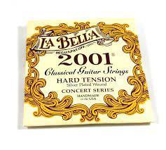 Encordoamento La Bella 2001 Classical Guitar Strings Tensão Medium Hard