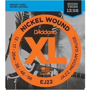 Encordoamento Nickel Wound 013 para Guitarra EJ-22 - D`Addario