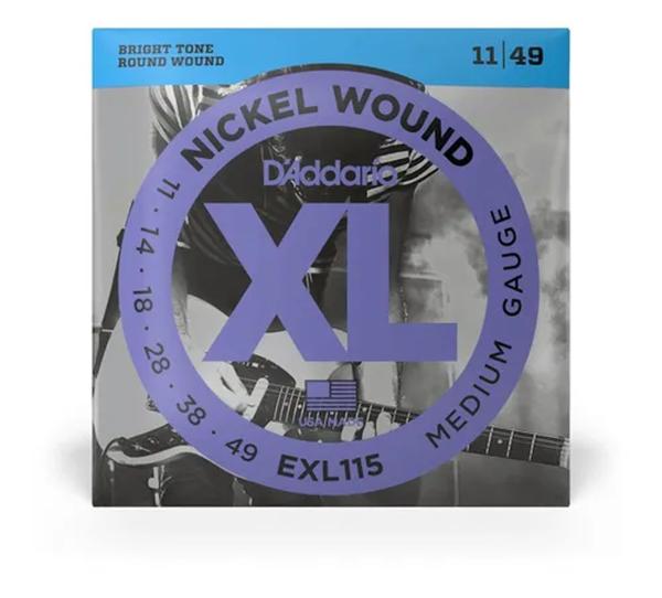 Encordoamento Nickel Wound D'addario XL ECL115-B